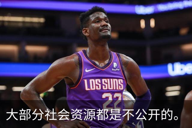 大部分社会资源都是不公开的。